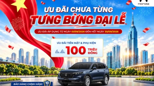 Ưu đãi mua Honda CR-V tháng 9/2026
