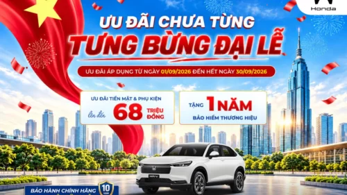 Ưu đãi mua Honda HR-V tháng 9/2026